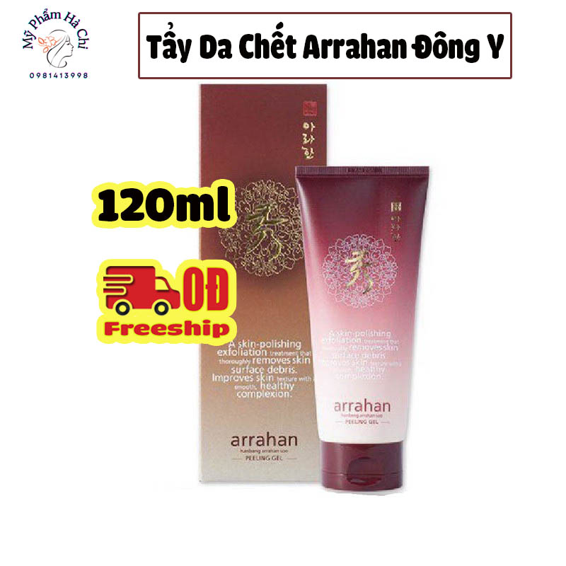 Tẩy tế bào chết arrahan sâm Gel t y t b o ch t tr xanh Arrahan Peeling Green Tea 180ml - M ph m P XINH